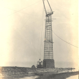 Placing the Top on the Northwood Lighthouse, 1923